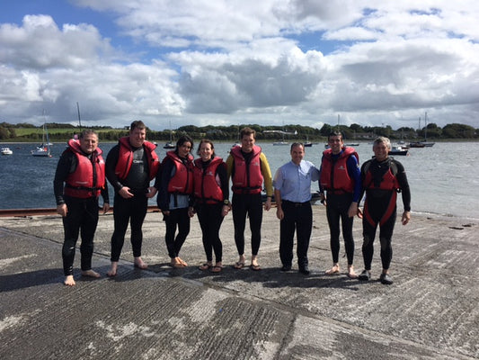 Footfall staff day out at Galway Bay Sailing Club