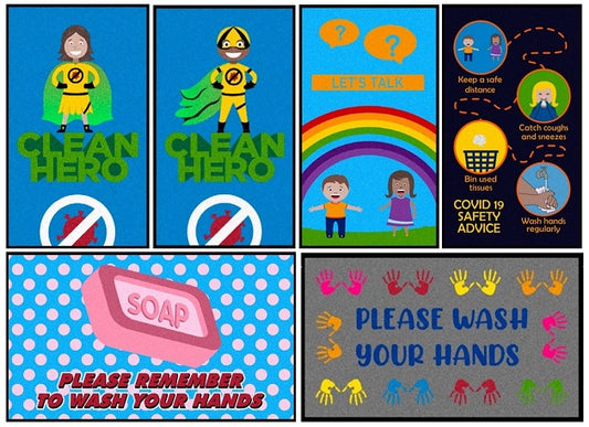 Footfall's Back to School Message Mats