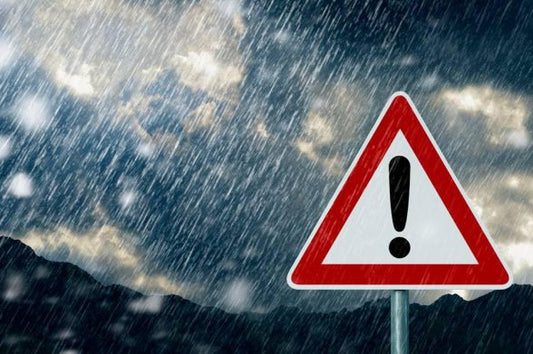 Red weather warning