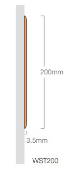 PVC Wall Strip with Adhesive Backing