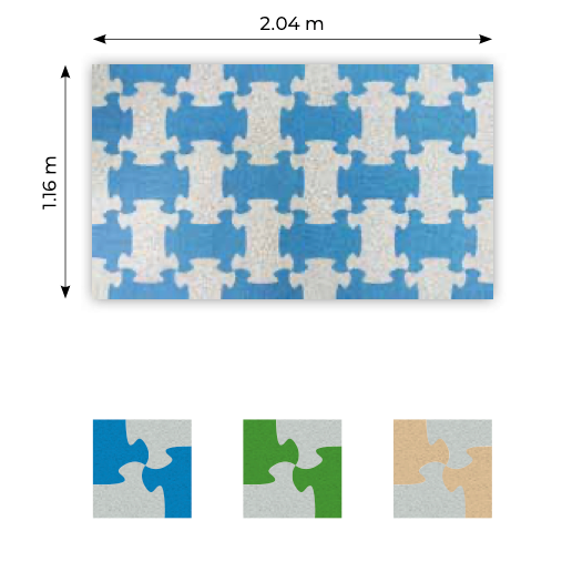 Home Gym Mat | Interlocking Protective Floor Covering Gym Tiles