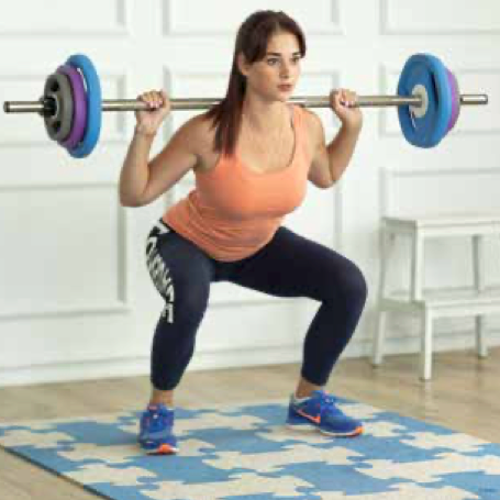 Home Gym Mat | Interlocking Protective Floor Covering Gym Tiles