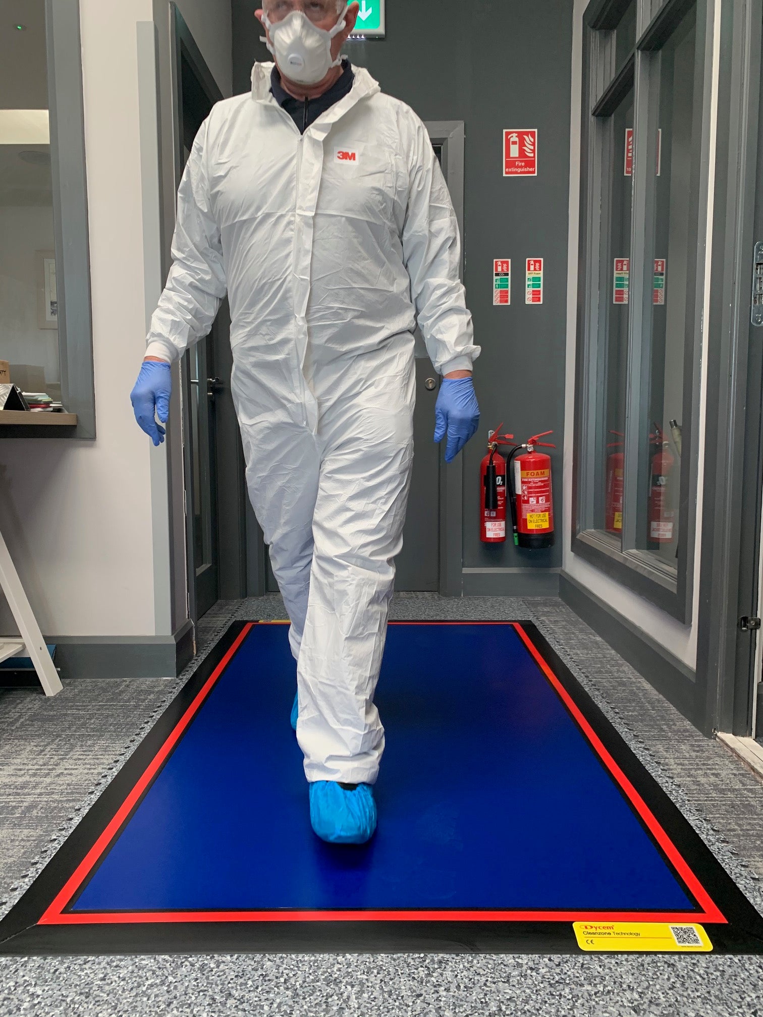 Footfall, Contamination Controlled Floating Mat - Critical Area