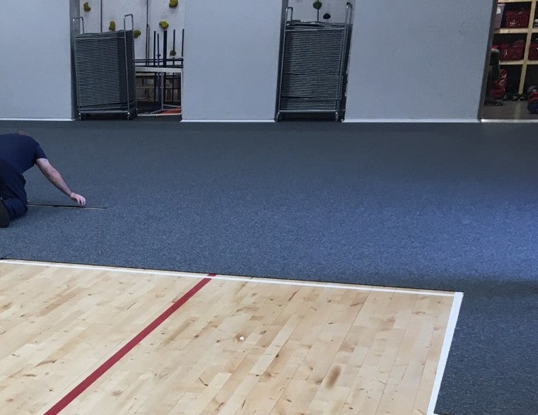 Footfall, Protective Gym Covering Tiles, Gym Flooring