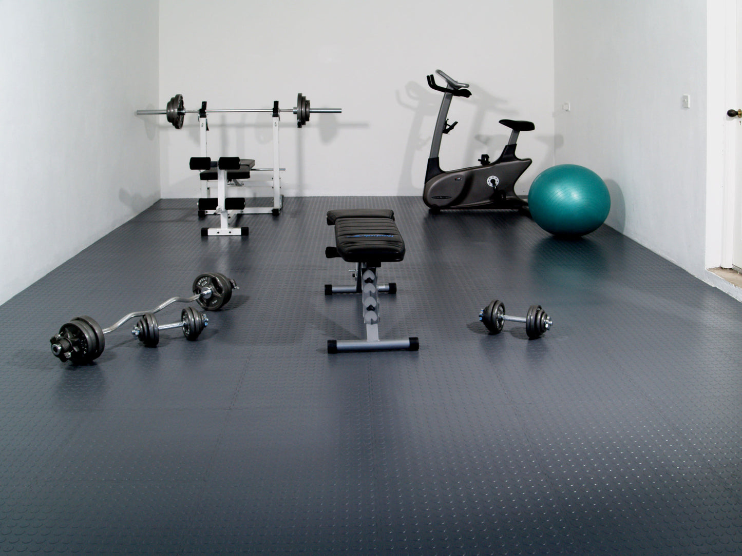 Studded Rubber Interlocking Tiles