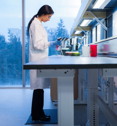 Footfall, Sit-Stand Anti-fatigue Mat - Cleanroom ISO Class 5